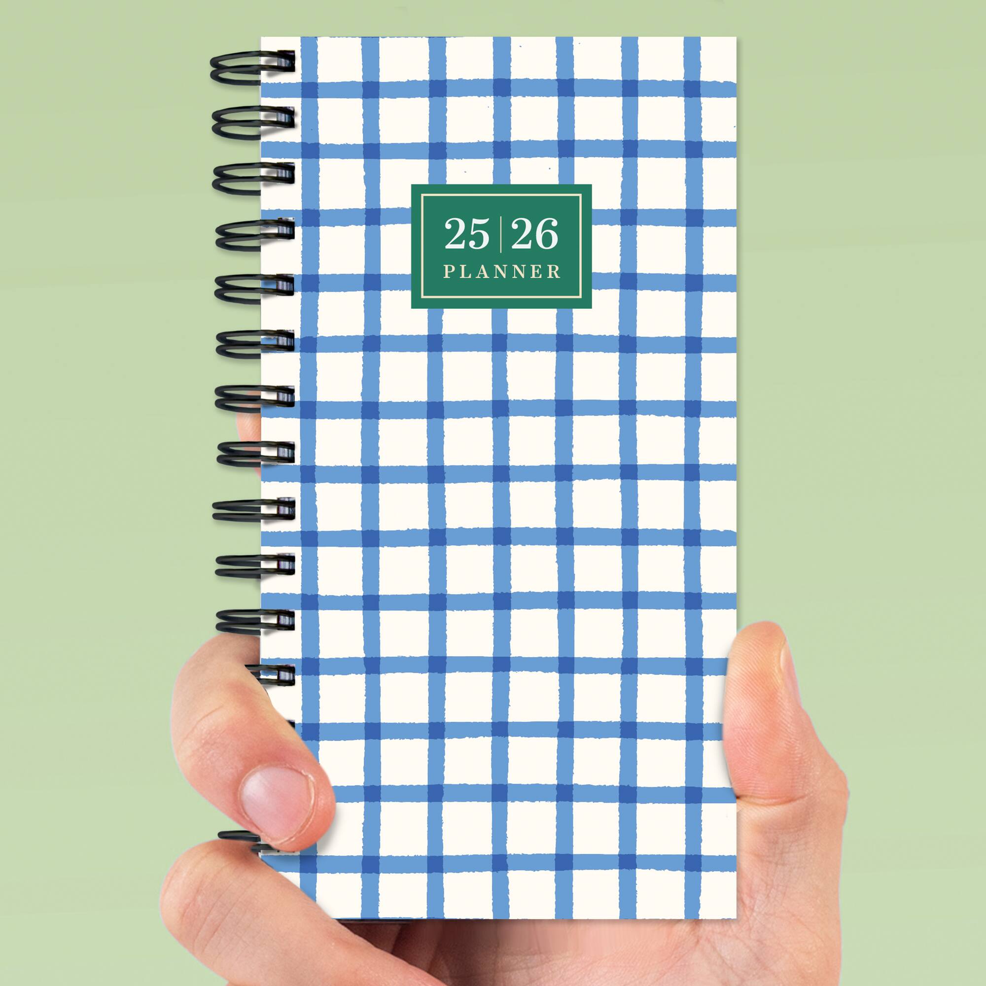 TF Publishing 2025-2026 Picnic Plaid Small Weekly/Monthly Planner
